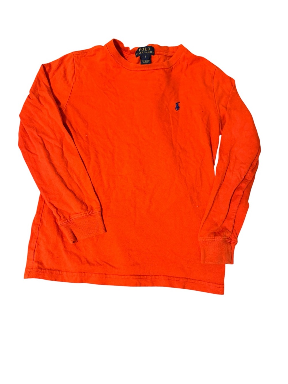 Polo by Ralph Lauren Orange Long Sleeve Tee